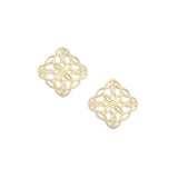 Bloom Stud Earrings Gold