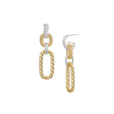 Legacy Link Statement Earrings in Gold/Silver