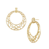 Enchanted Statement Earrings in Gold