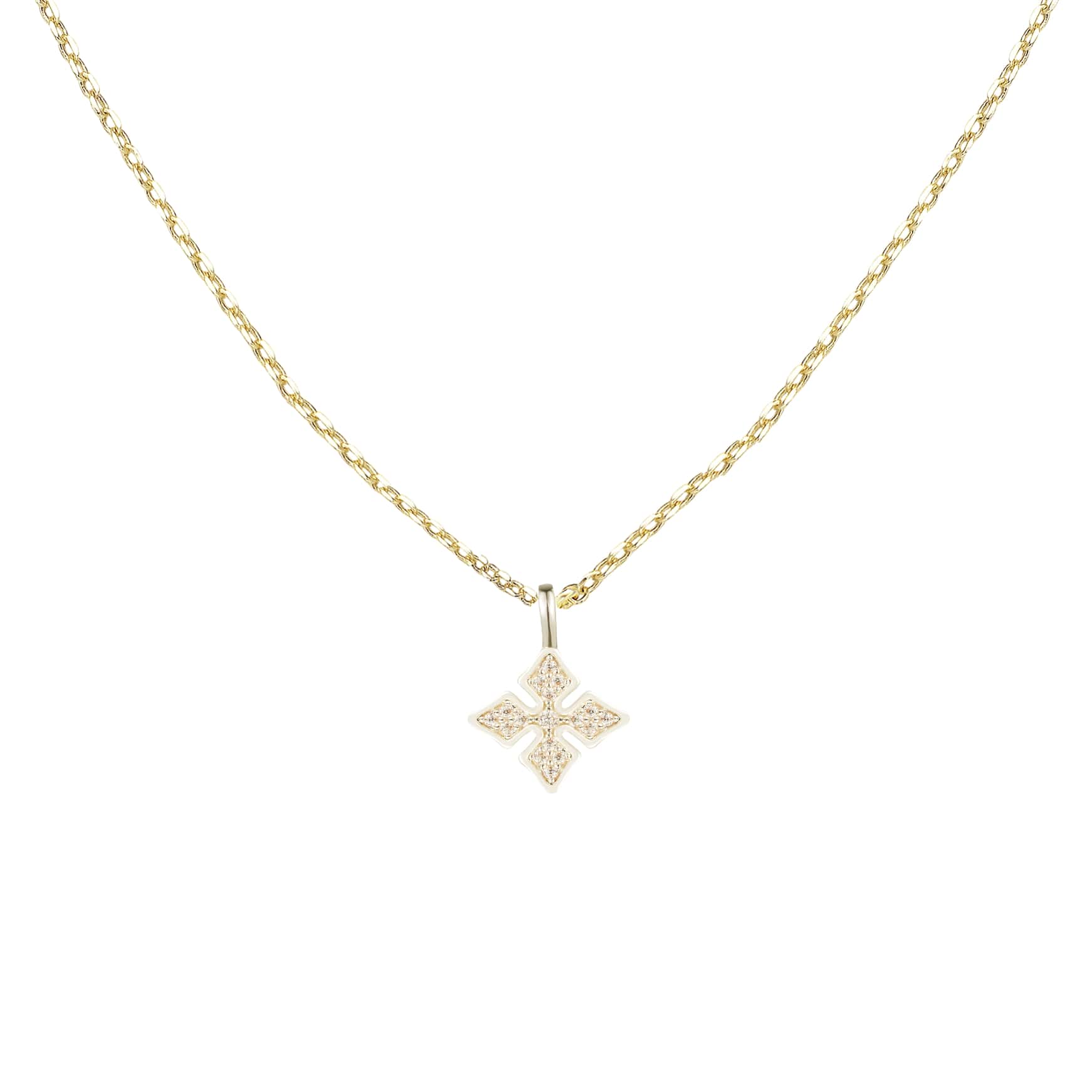 Shine Bright Cross Necklace | 223-G