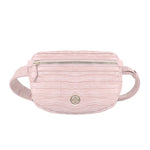 Grace Belt Bag in Petal Pink Croc | HAN-BB1-PP-CROC