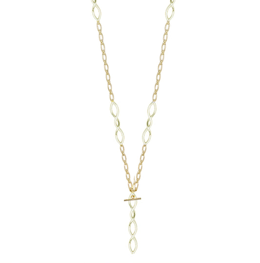 Blossom Toggle Necklace Gold