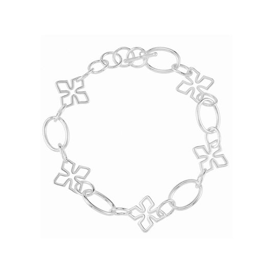 Grace Link Bracelet Silver