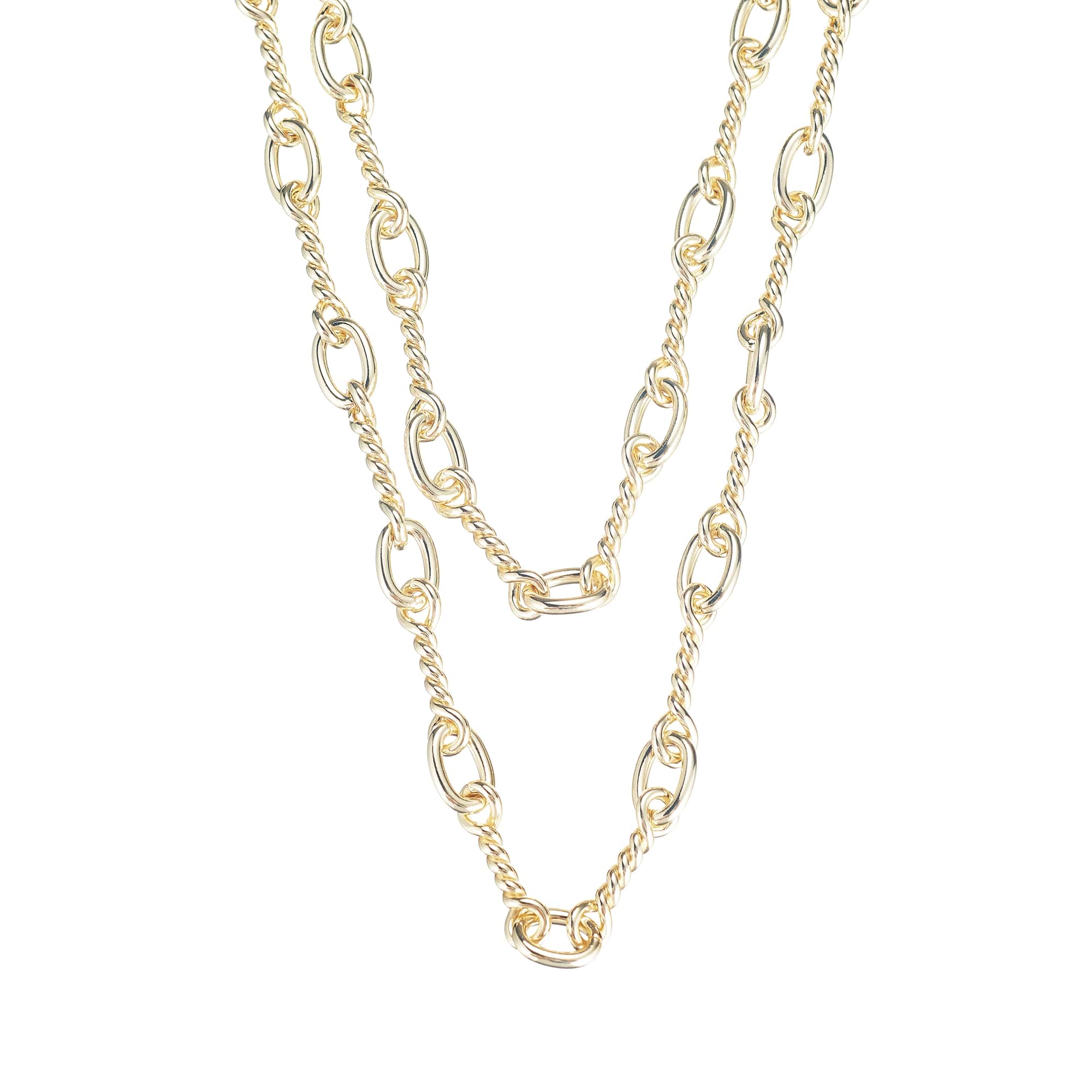 She's Spicy Chain Link Necklace Gold | 262-G