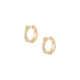 Legacy Mini Hoop Earrings in Gold