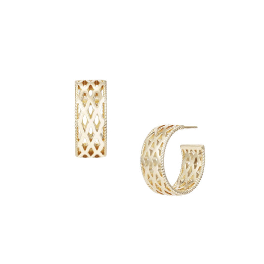 Graceful Mini Hoop Earrings Gold | 275-G