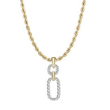 Legacy Link Pendant Necklace in Gold/Silver