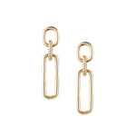 She's Spicy Link Statement Earrings Gold | 273-G