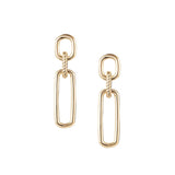 She's Spicy Link Statement Earrings Gold | 273-G