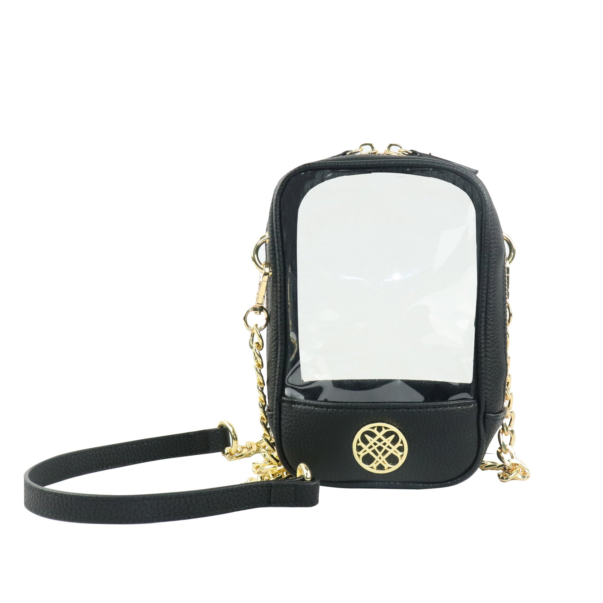Grace Clear Crossbody Clear in Black | HAN-CB2-CLR-BLA
