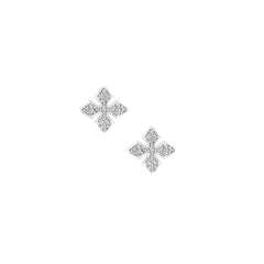 Shine Bright Cross Stud Earrings Silver | 285-S
