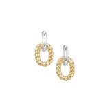 Legacy Link Earrings in Gold/Silver