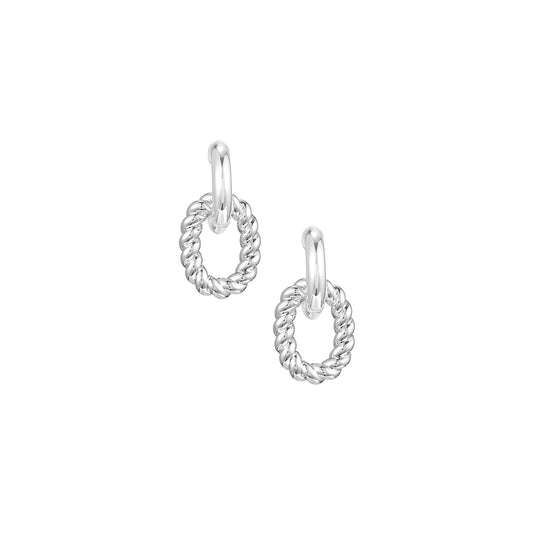 Legacy Link Earrings in Silver