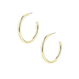 Just Dance Large Hoop Earrings in Gold