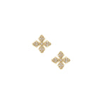 Shine Bright Cross Stud Earrings Gold | 285-G