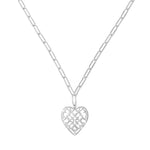 Adorned Heart Pendant Necklace | 293-S