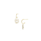 Horizon Mini Drop Earrings in Gold