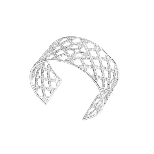 Celestia Cuff Bracelet in Silver