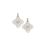 Heritage Mini Drop Earrings in Gold/Silver