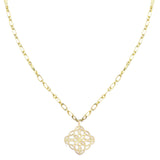 Bloom Drop Necklace Gold