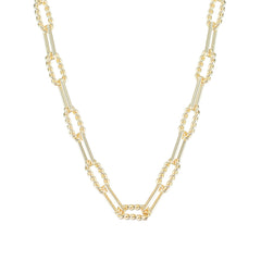 She's Spicy Mini Chain Link Necklace Gold