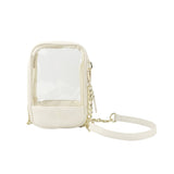 Grace Clear Crossbody in Cream