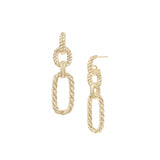 Legacy Link Statement Earrings in Gold