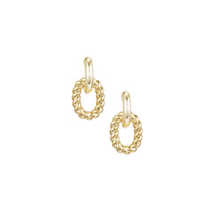 Legacy Link Earrings in Gold