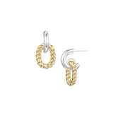 Legacy Link Earrings in Gold/Silver