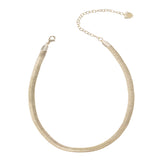 Snake Chain Layering Necklace Gold