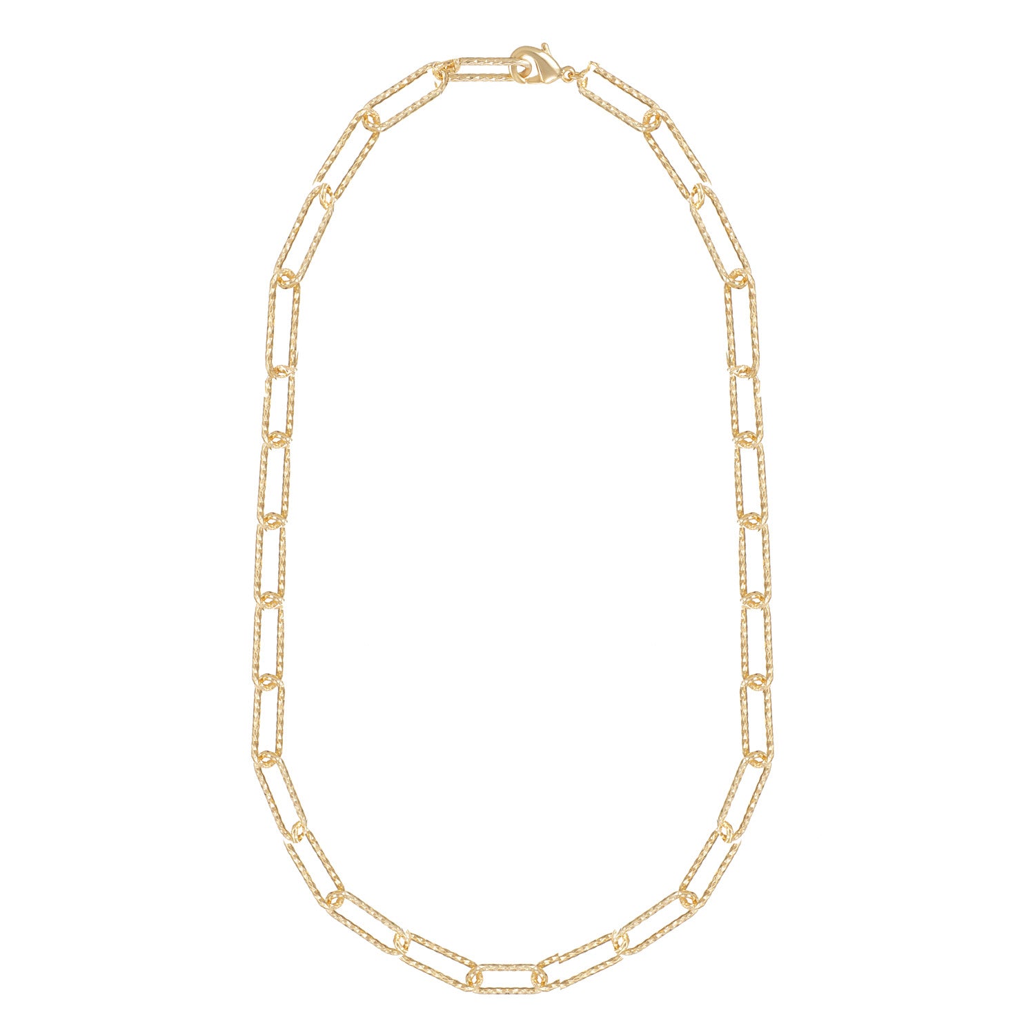 Horizon Chain Layering Necklace in Gold
