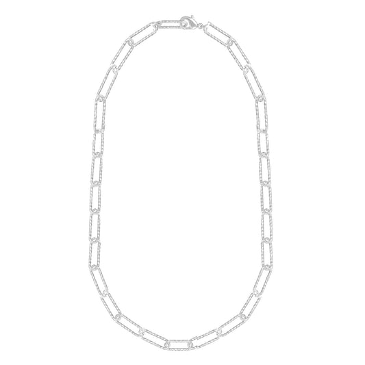 Horizon Chain Layering Necklace in Silver