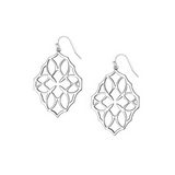 Believer Small Drop Earrings Silver