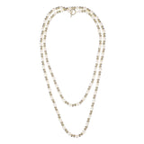 Adorned Pearl Beaded Necklace Gold