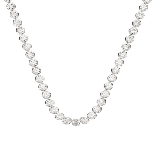 Enchanted Tennis Necklace in Silver