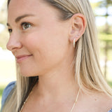 She's Spicy Huggie Earrings Gold