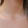 Shine Bright Cross Necklace Silver