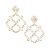 Bloom Statement Earrings in Gold